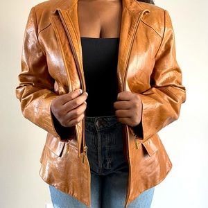 Congnac Leather Jacket